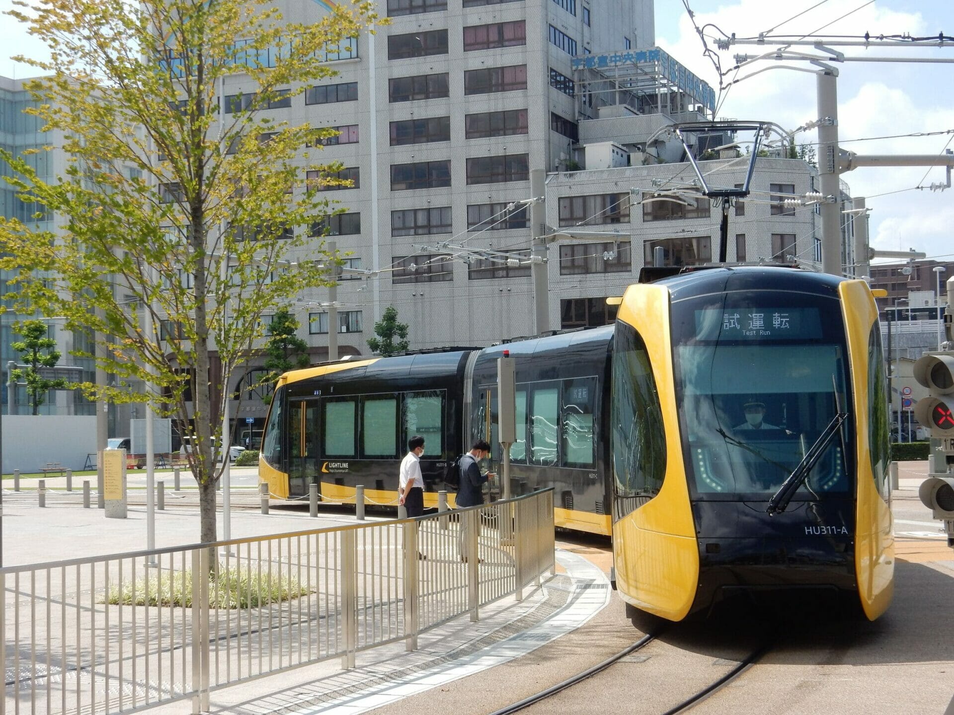 芳賀・宇都宮LRT（ライトライン）開業前の試乗会に参加